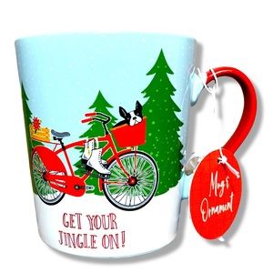 Boston Terrier 16oz Mug ❅ GET YOUR JINGLE ON!